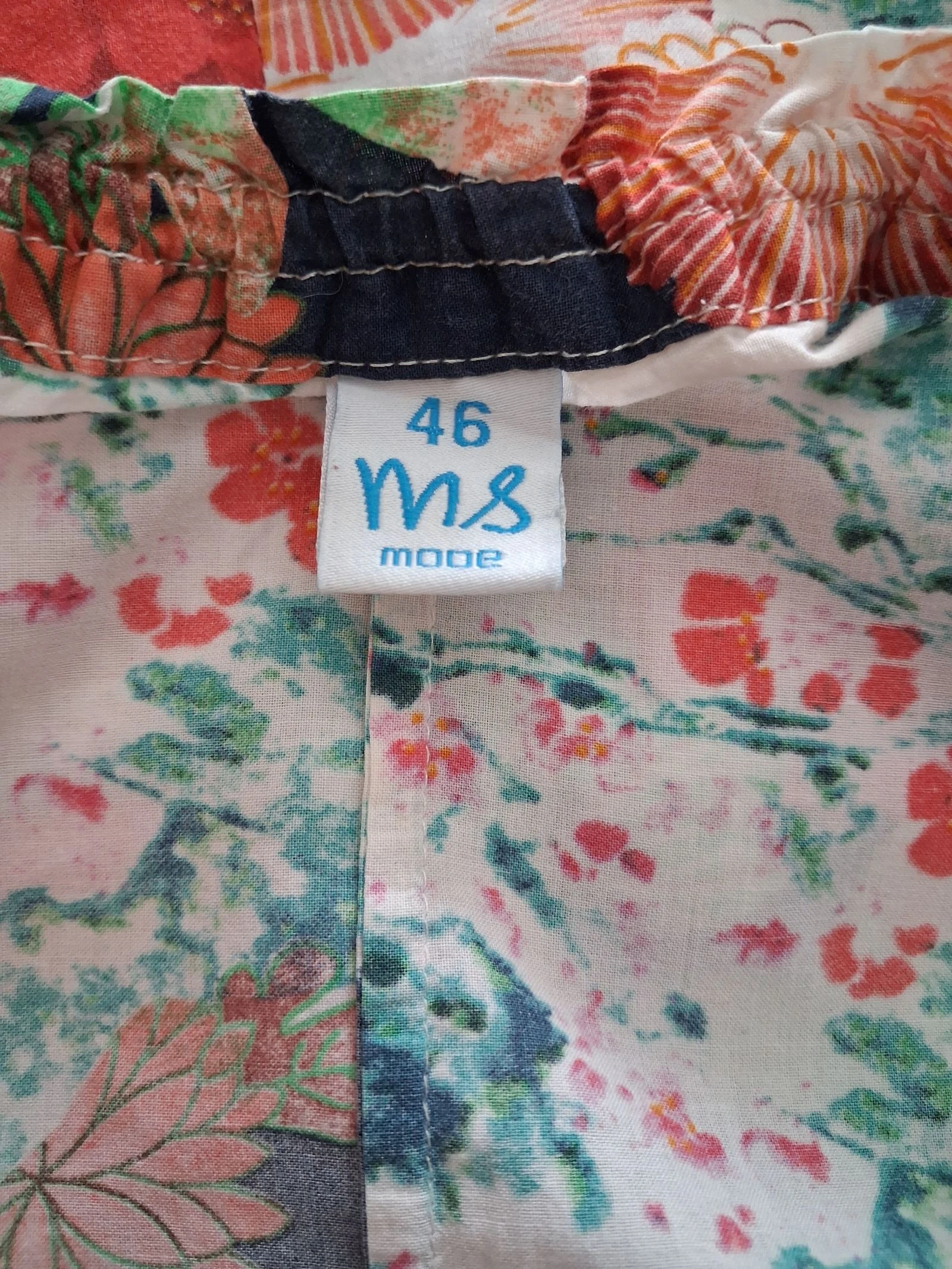 Pretty floral blouse MS Mode with button-down collar – photo 6